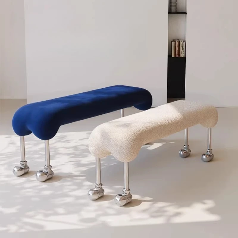 Dining chair, creamy style clothing store, Mickey chair, bedside stool, household entrance, entrance to the house, shoe stool