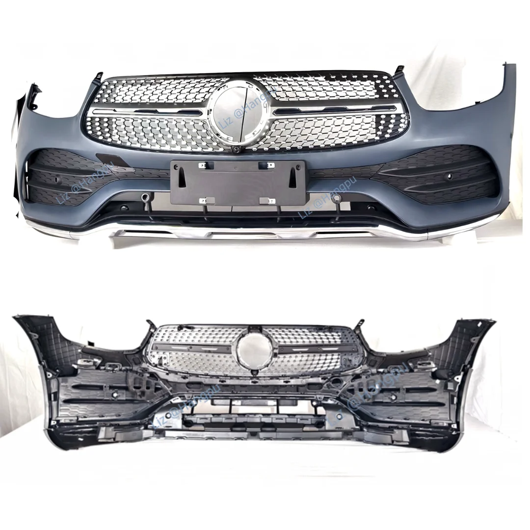 

Factory Direct Aftermarket Facelift Front Bumper Set For Mercedes GLC X253 Normal 43 SUV 2020 Wholesale Car Bumpers Assay