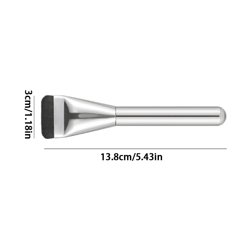 Ultra Thin Foundation Brush Lightweight And Thin Face Contour Brush Flat Contour Brush Foundation Cream Makeup Brushes