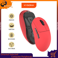 Kysona Aztec PAW3395 Wireless Gaming Mouse 55g Ultra-Light 26000DPI 6 Buttons 90 Million Optical Computer Mice For Laptop PC