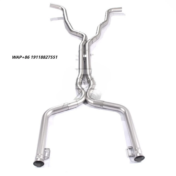 

For C63 W205 2019 Stainless Steel Exhaust System Middle Performance Exhaust Pipe Car Exhaust
