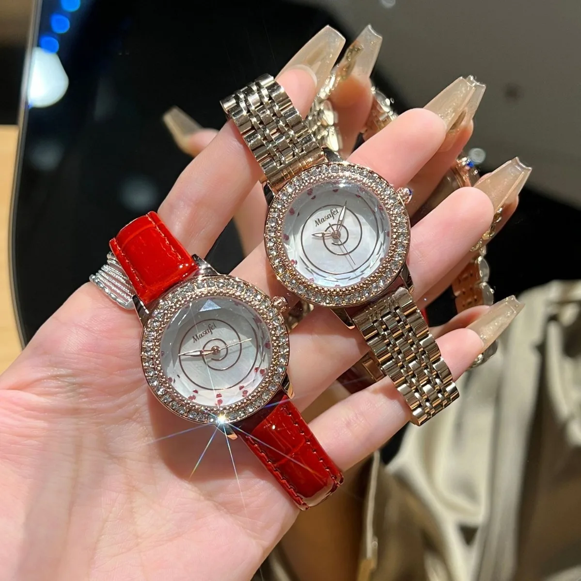 Часы наручные женские кварцевые, модные высококачественные водонепроницаемые Роскошные