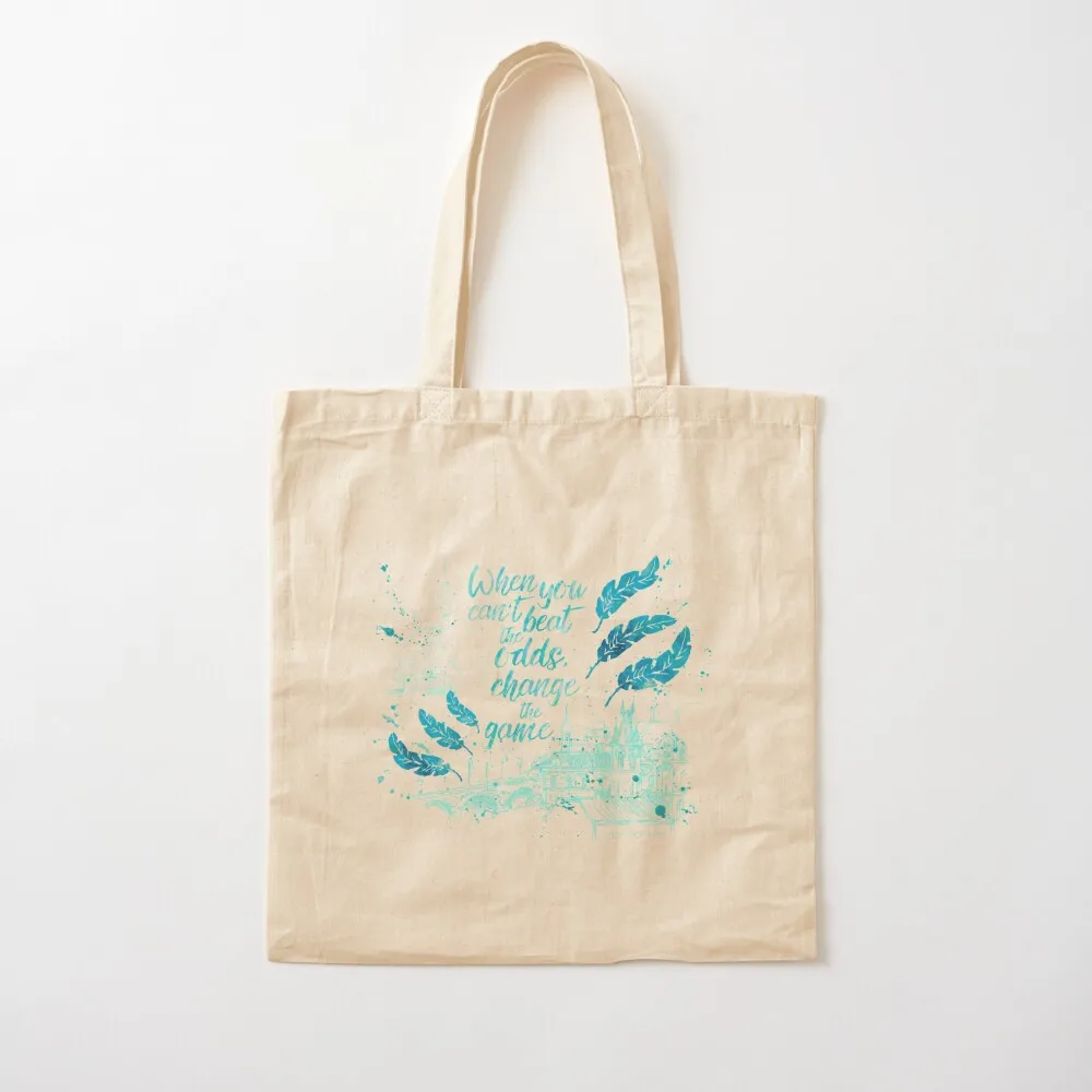When you can't beat the odds, change the game. Kaz Brekker. Six of Crows. Tote Bag great bag reusable grocery bags