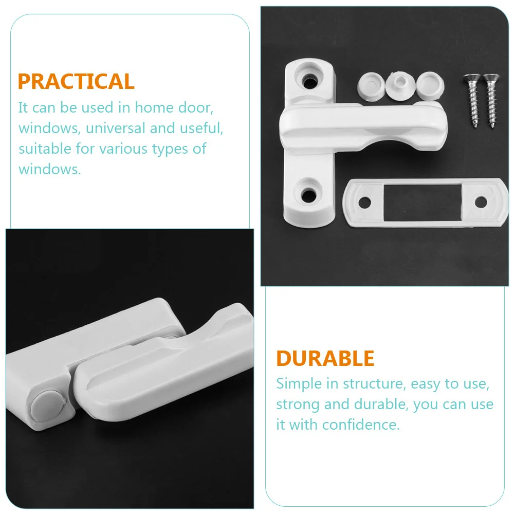 5pcs T-shape Locks Proof Safety Guards Durable Zinc Window Guards For Alloy For Home Doors Windows Hardware