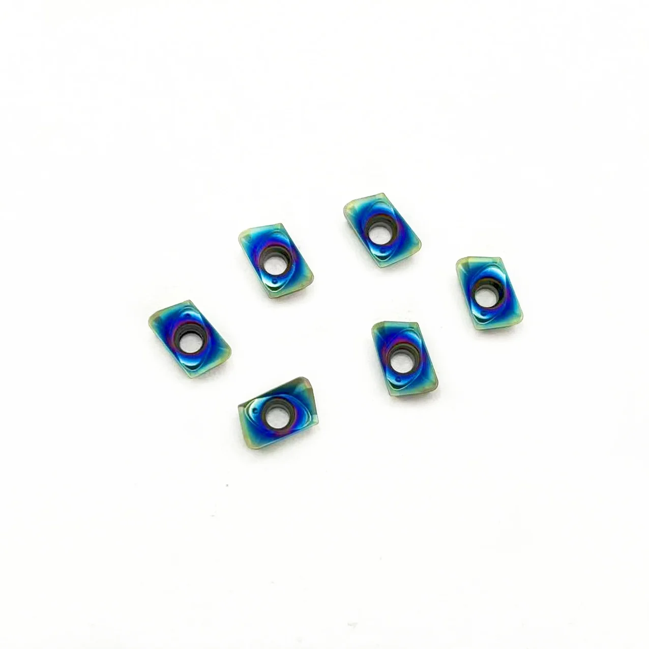 10PCS JDMT070204 KT7030 JDMT070208 KT7030 nano-azul alta dureza lâmina carboneto especial lâmina CNC JDMT070208R KT7030