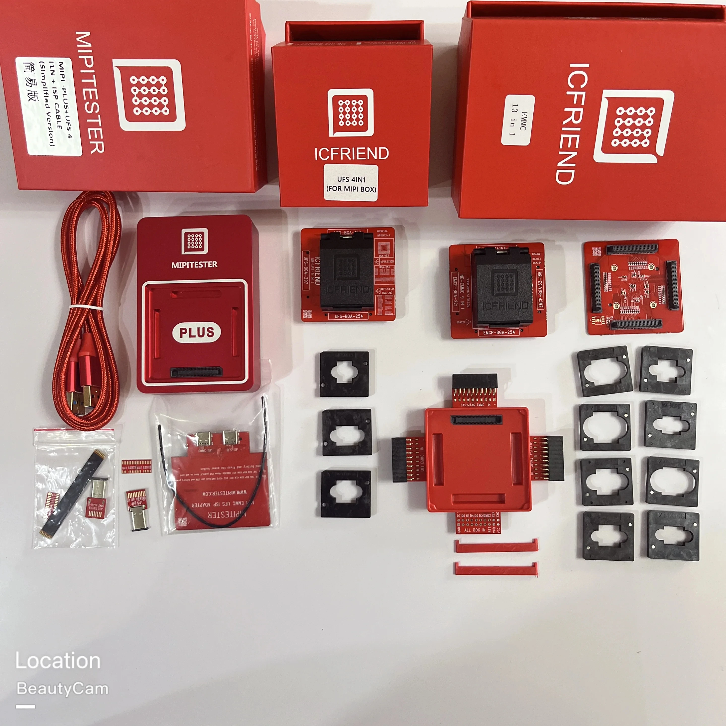 CFRIEND MIPI PLUS BOX WITH UFS 153,254,297 BGA WITH EMMC 13 IN1 BOX