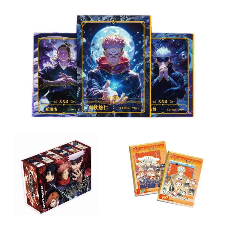 

Jujutsu Kaisen Collection Card SHUO KA Premium Main Character Original ACG Anime Cards Party Table Game Playing Cards