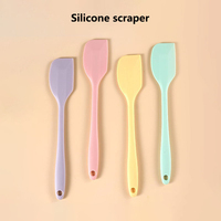 Silicone Scraper Heat-Resistant Silicone Spatula - Perfect for Cooking, Baking & Stirring - Food Grade Kitchen Scraper