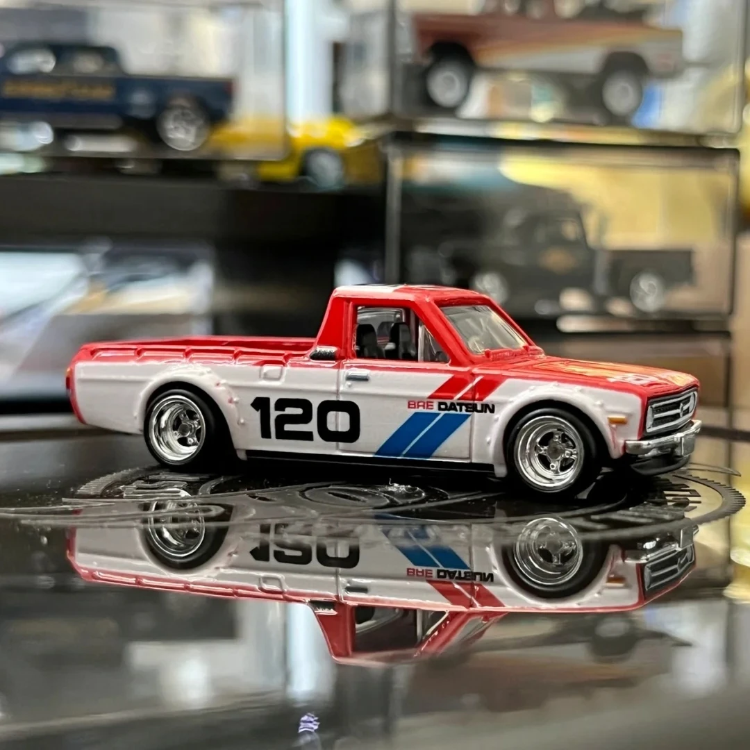 Литые под давлением автомобили Hot Wheels Premium Boulevard 75 BRE DATSUN Sunny Truck Коллекционная масштабная модель автомобиля из сплава 1:64, игрушка, подарок для мальчиков