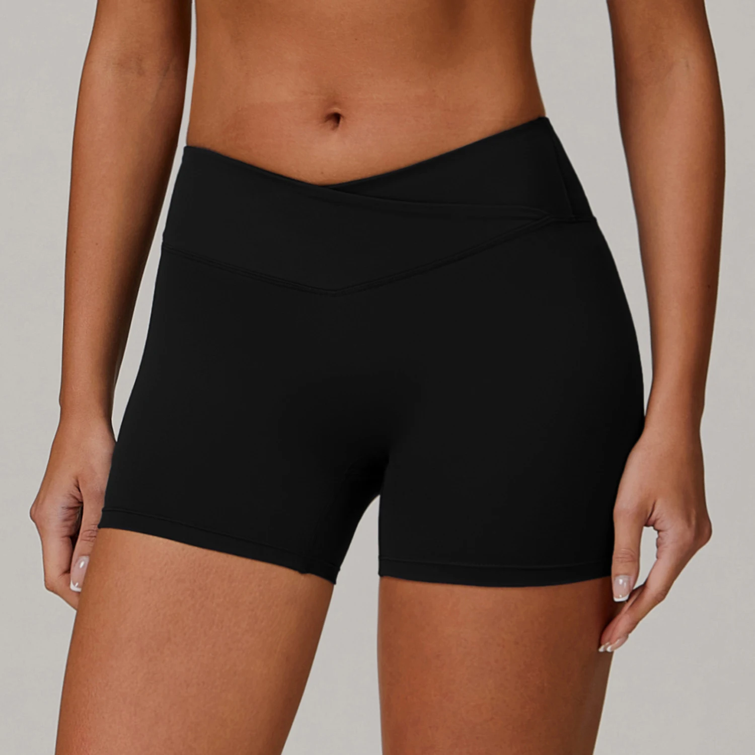 

Women Pants Yoga Shorts Cycling Shorts High Waist Scrunch Butt Lifting Fitness Gym Leggings Squat Proof Naked Feel Sports Shorts