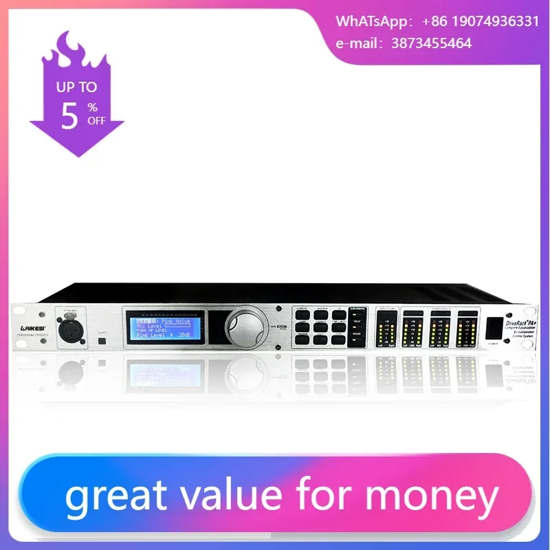 

Professional Digital Audio Dsp Processor For PA+ Sound System