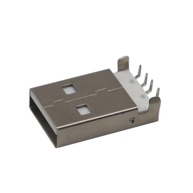 【30-10PCS】USB 2.0 Male A Type USB PCB Connector Plug 180 degree SMT AM 4pin Male USB Connector