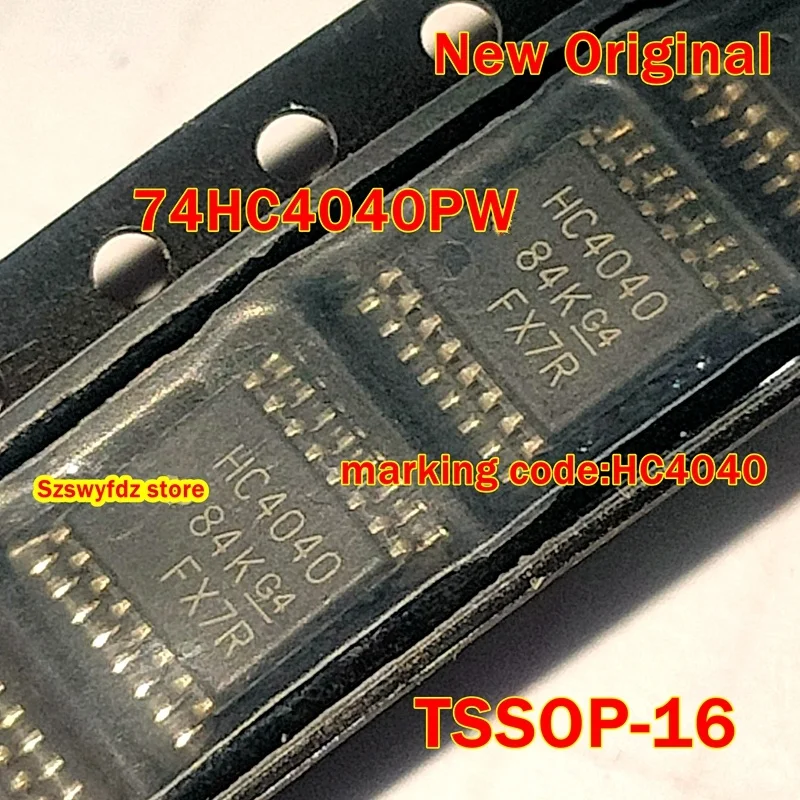 

1pcs to 100pcs 74HC4040PW TSSOP-16 New Original marking code:HC4040 12-stage binary ripple counter