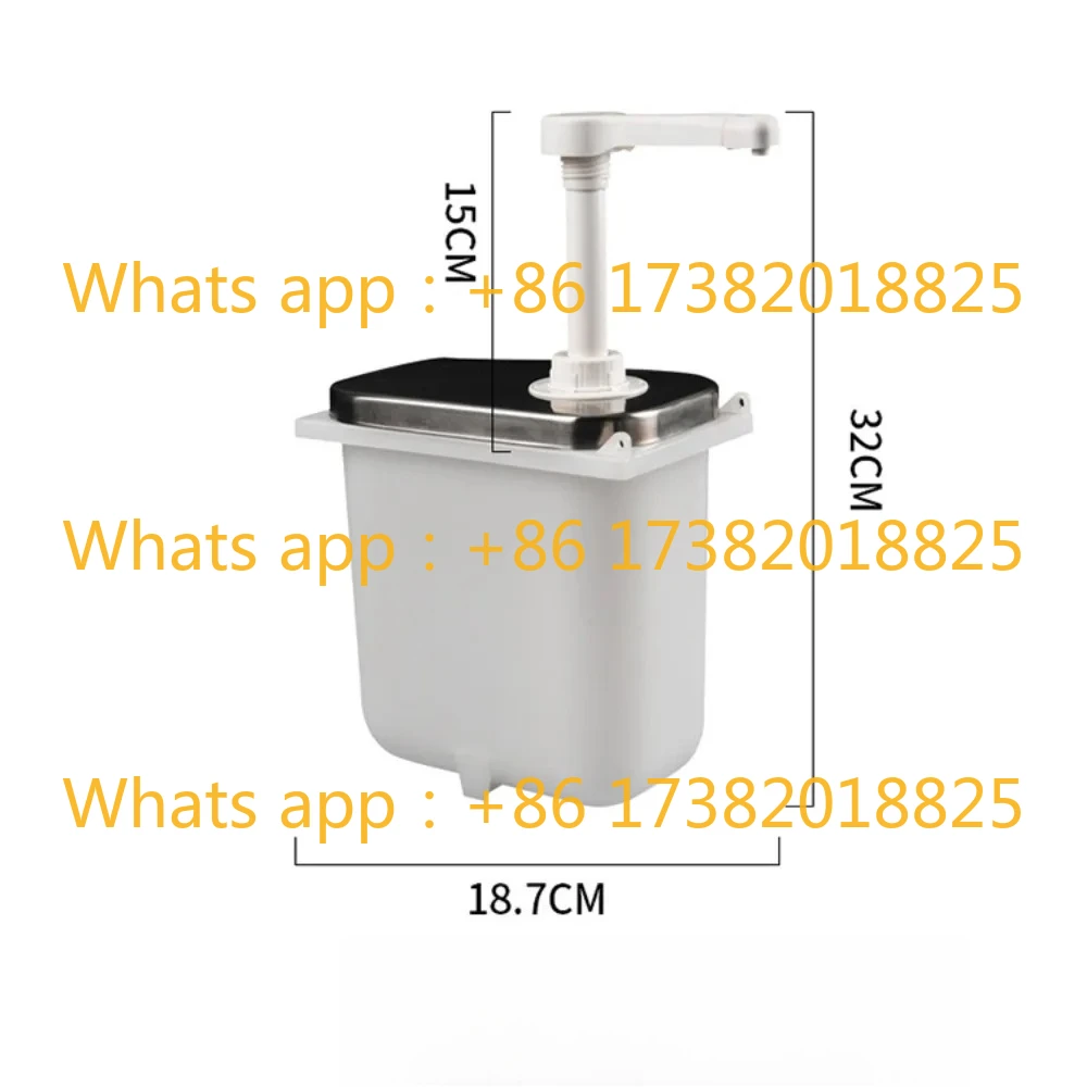 Hand Press Quantitative Split Bottle Thick Syrup Jam Press Jug Squeeze Bottle