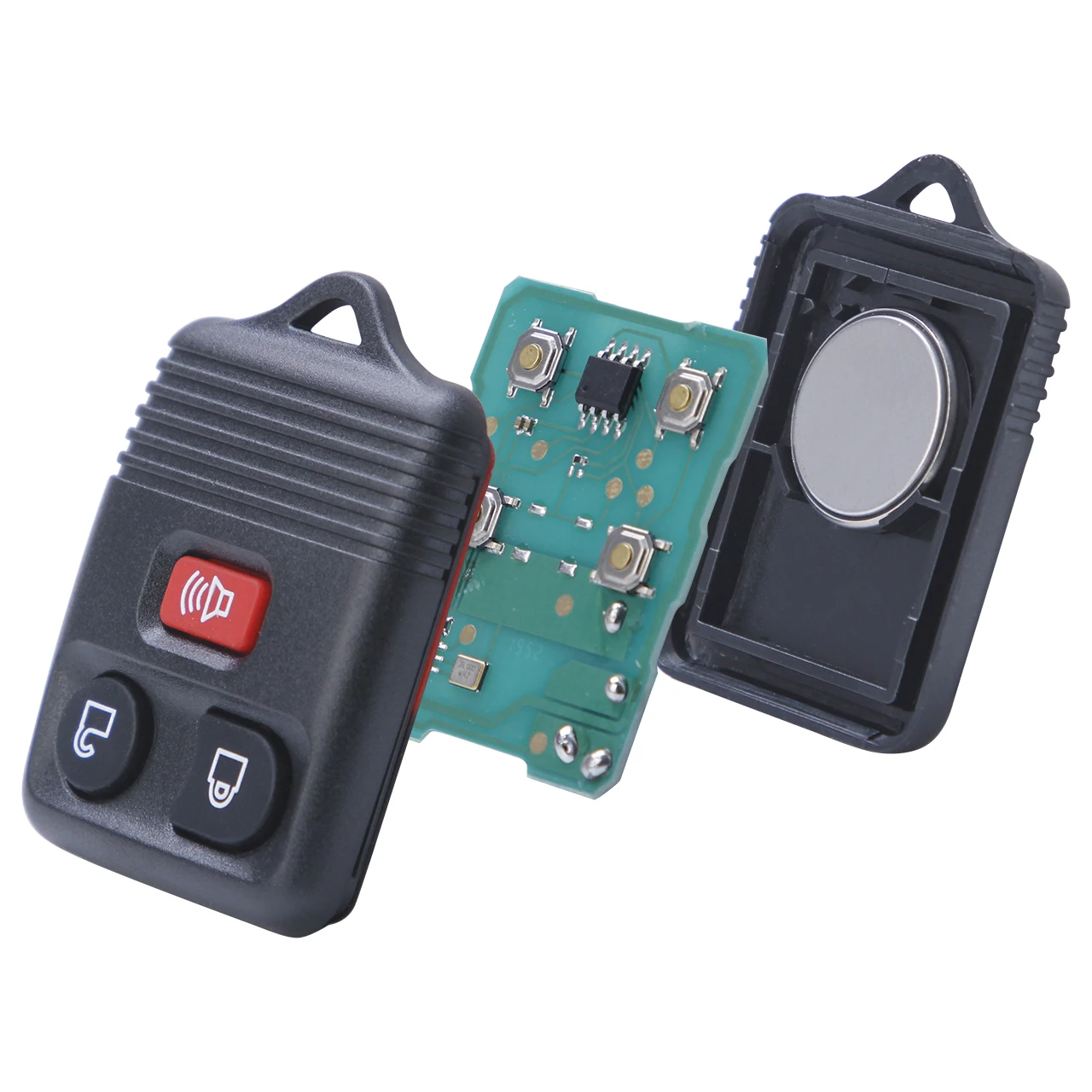 2PCS Keyless Entry Auto Schlüssel Fernbedienung Fob Für Ford F150 F250 F350 E150 Focus