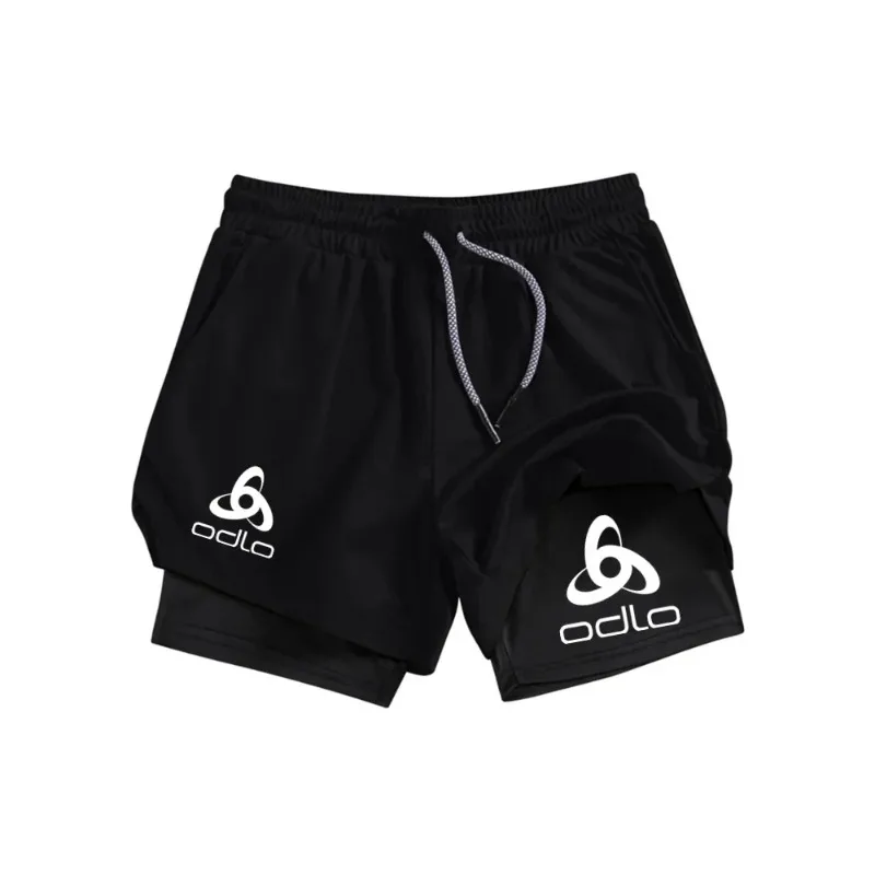 

Summer Shorts for Men 2 in 1 Athletic Gym Workout Running Performance Shorts Print with Phone Pocket Quick Dry Breathable