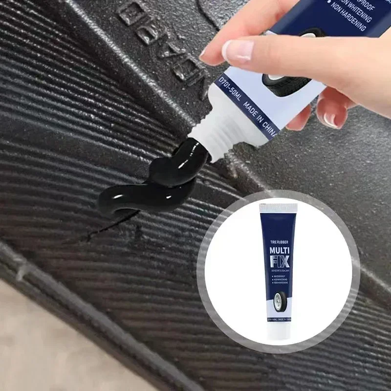 Tire Repair Glue Strong Rubber Wear-resistant Non-corrosive Adhesive Tire Sealing Bonding Glue Car Tire Repair Sealant