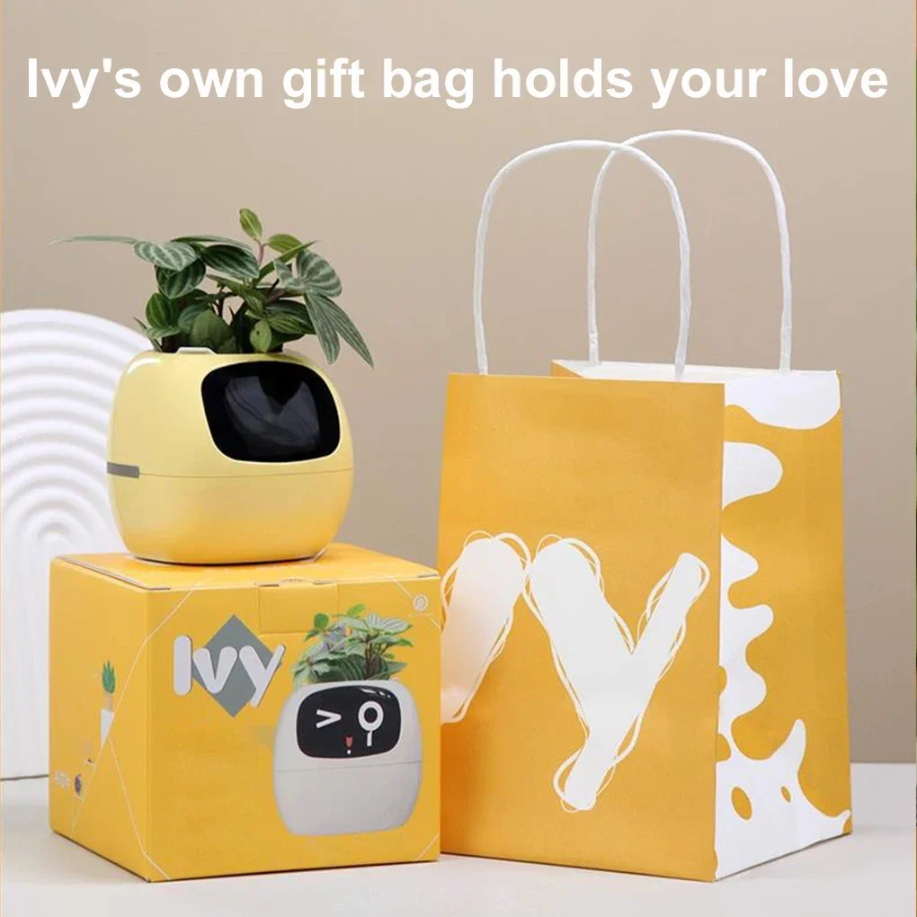 スマートプランター、49種類以上の豊富な表現で無限の楽しみ、7つのスマートセンサー、AIチップ搭載で育てやすいミニ植木鉢、楽しい植物ロボット