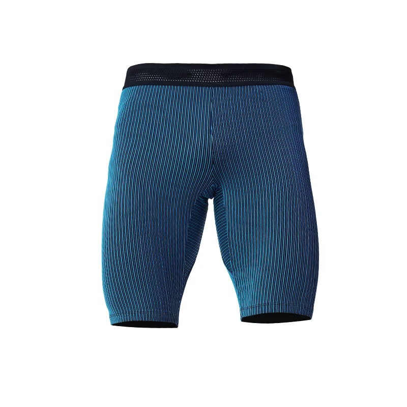 Herren Sommer Enge Laufsport Schnelltrocknende Shorts Kompressionshose Atmungsaktive Marathon-Fitnesshose mit Taschen