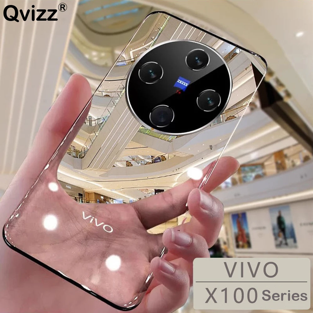 for vivo X100 Pro Case Clear Frameless Ultra Thin Hard PC Bare Feel Transparent Shockproof Phone Cover vivoX100Pro V2324A V2309A