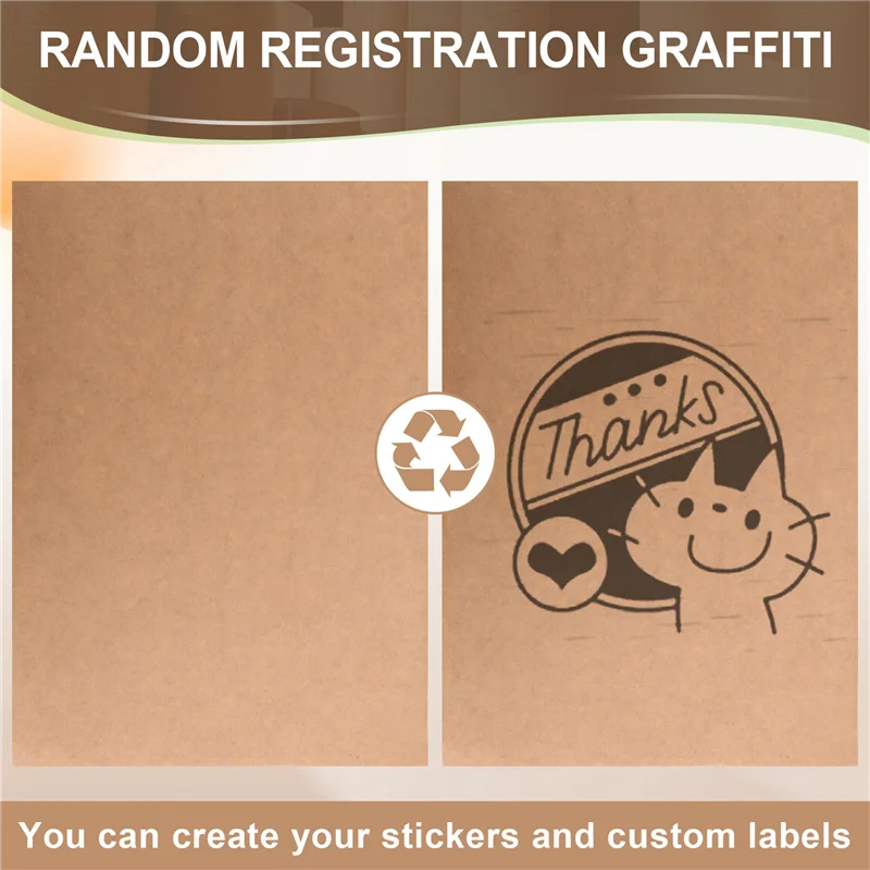 100 листов A4 крафт-наклейка для печати самоклеящаяся наклейка этикетка бумажный лист для лазерного струйного принтера копировальный аппарат