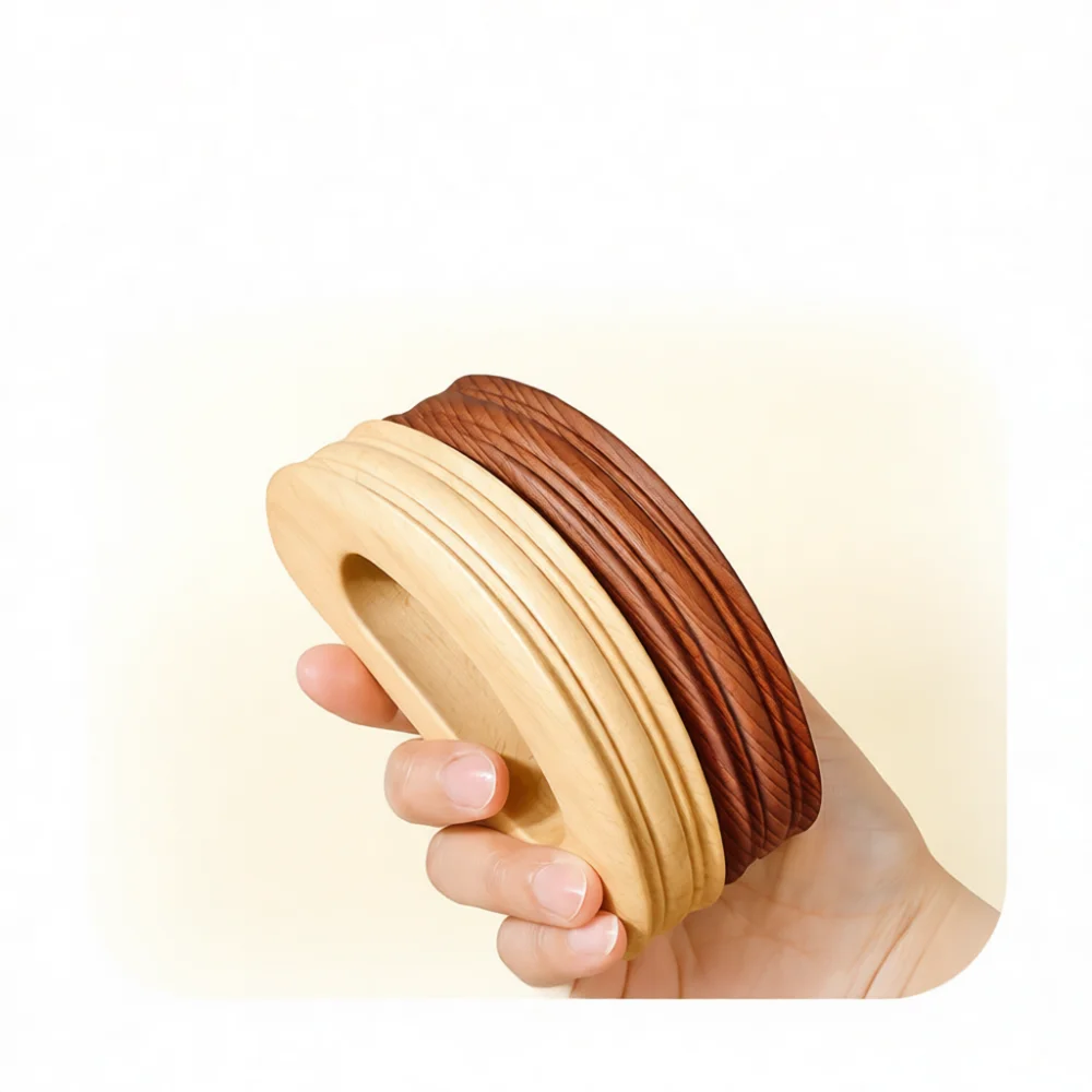 Beech Wood Meridians Scraping Tool Carbonized Massage Board Body Relief Neck Back Relaxation Natural Health Therapy Device