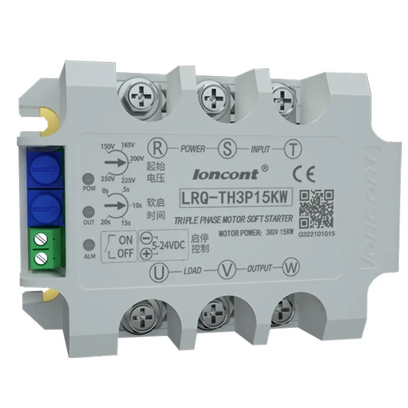 3 Phase Motor Soft Starter Online Slow Start Module Solid State Relay Decompression and Step-Down Controller 5KW8KW15KW22KW 5