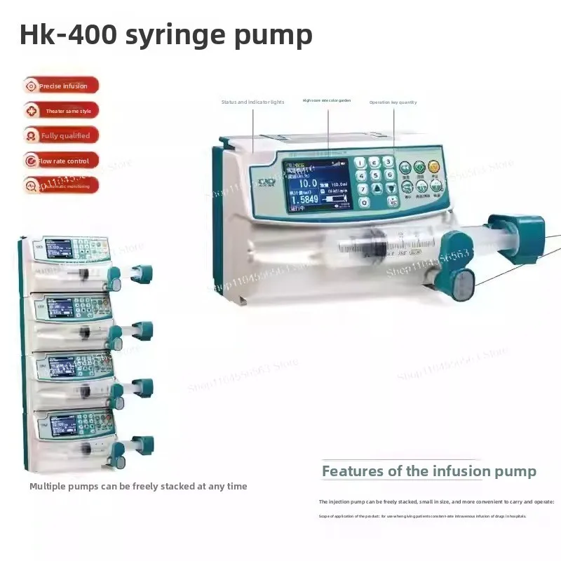 

New HK-400 Single-Channel Micro Injection Pump - English OS Pet Infusion Pump