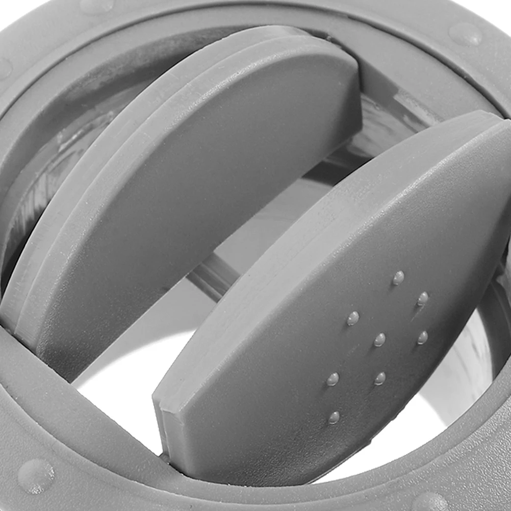 

Round Car Air Outlet Accessories 75mm Gray RV Vent Cover Strong Round Conditioning Vents Bus Outlet Rv Deflector Car