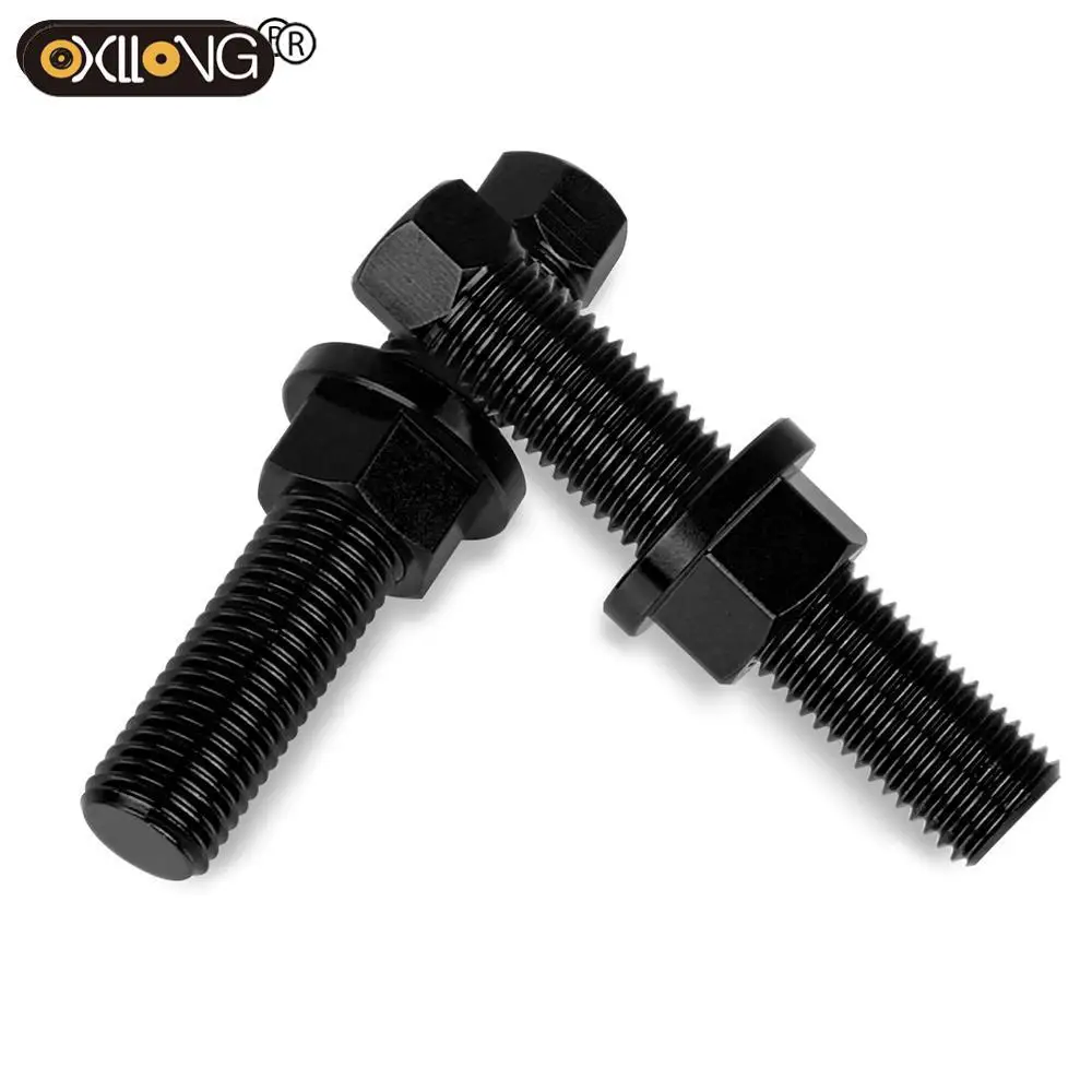 For SX/SX-F XC/XCF/XCW/EXC/EXC-F EXC-R 125 144 150 200 250 300 350 400 450 500 505 525 530 Rear Axle Blocks Chain Adjuster Bolt