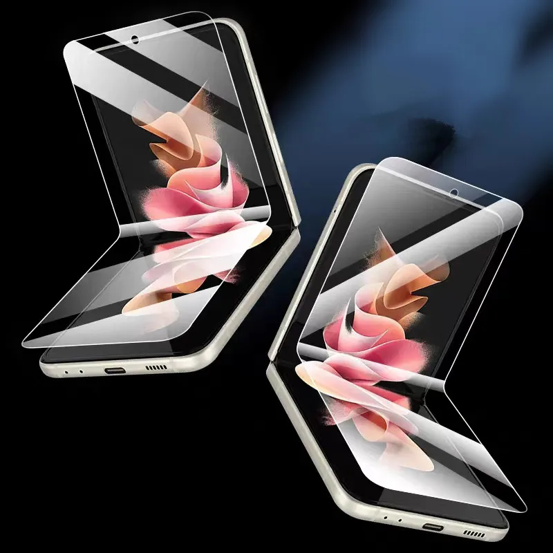 Película de hidrogel suave de membrana irrompible mate HD para Samsung Galaxy Z Flip 7 6 Fold7 FE Protector de pantalla transparente interior exterior