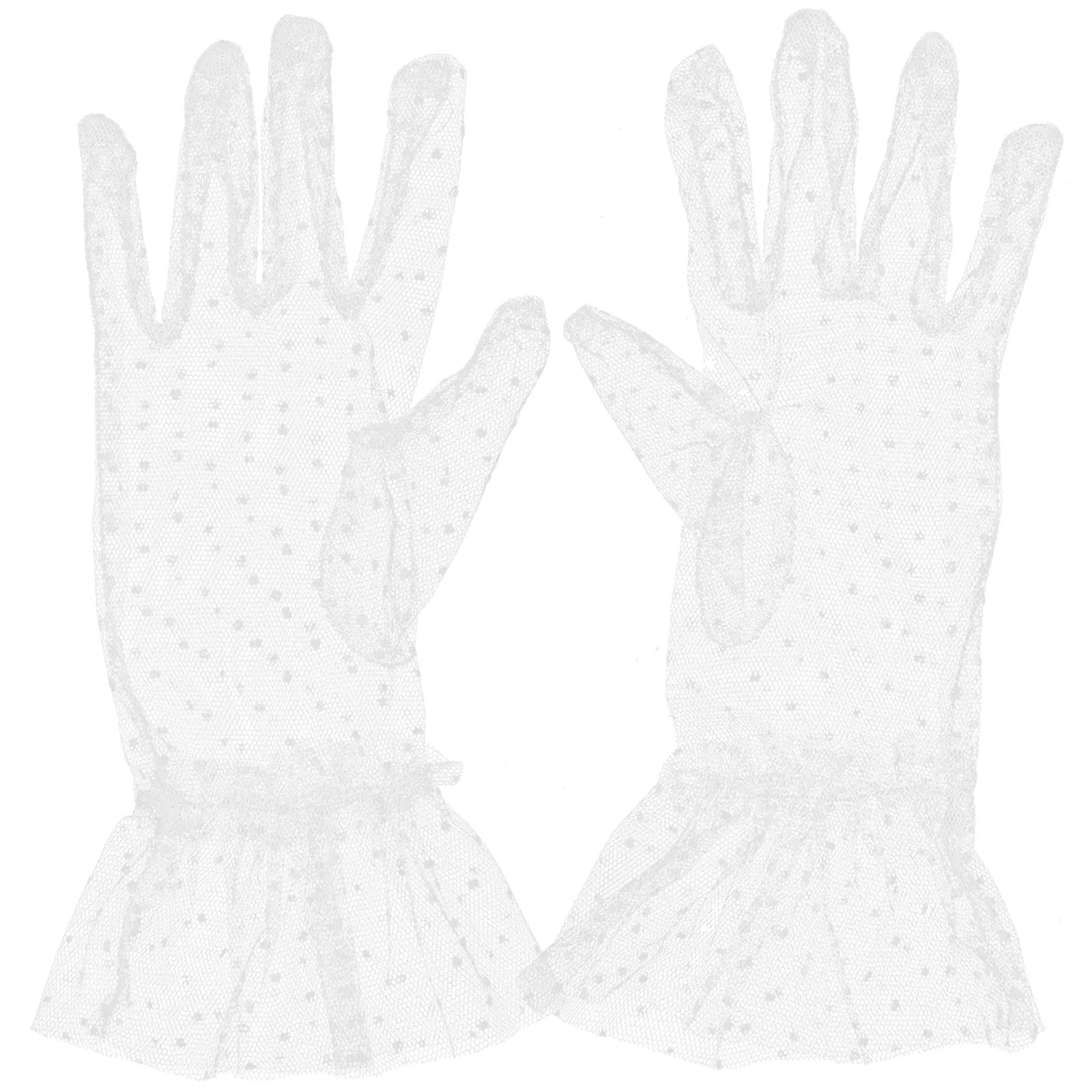 Kurze Spitzenhandschuhe aus schwarzem Mesh für Damen, Hochzeit, Party, leicht, atmungsaktiv, bequem, für Halloween, Abschlussball, Bankett, Zubehör