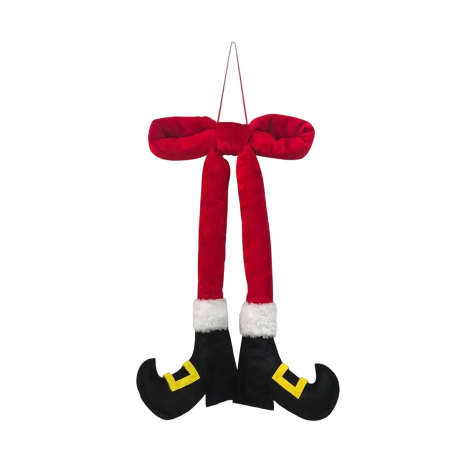 Gambe da elfo di Natale Ornamenti appesi Decorativi Adorabili pendenti creativi per auto per camino Camino per veicoli natalizi