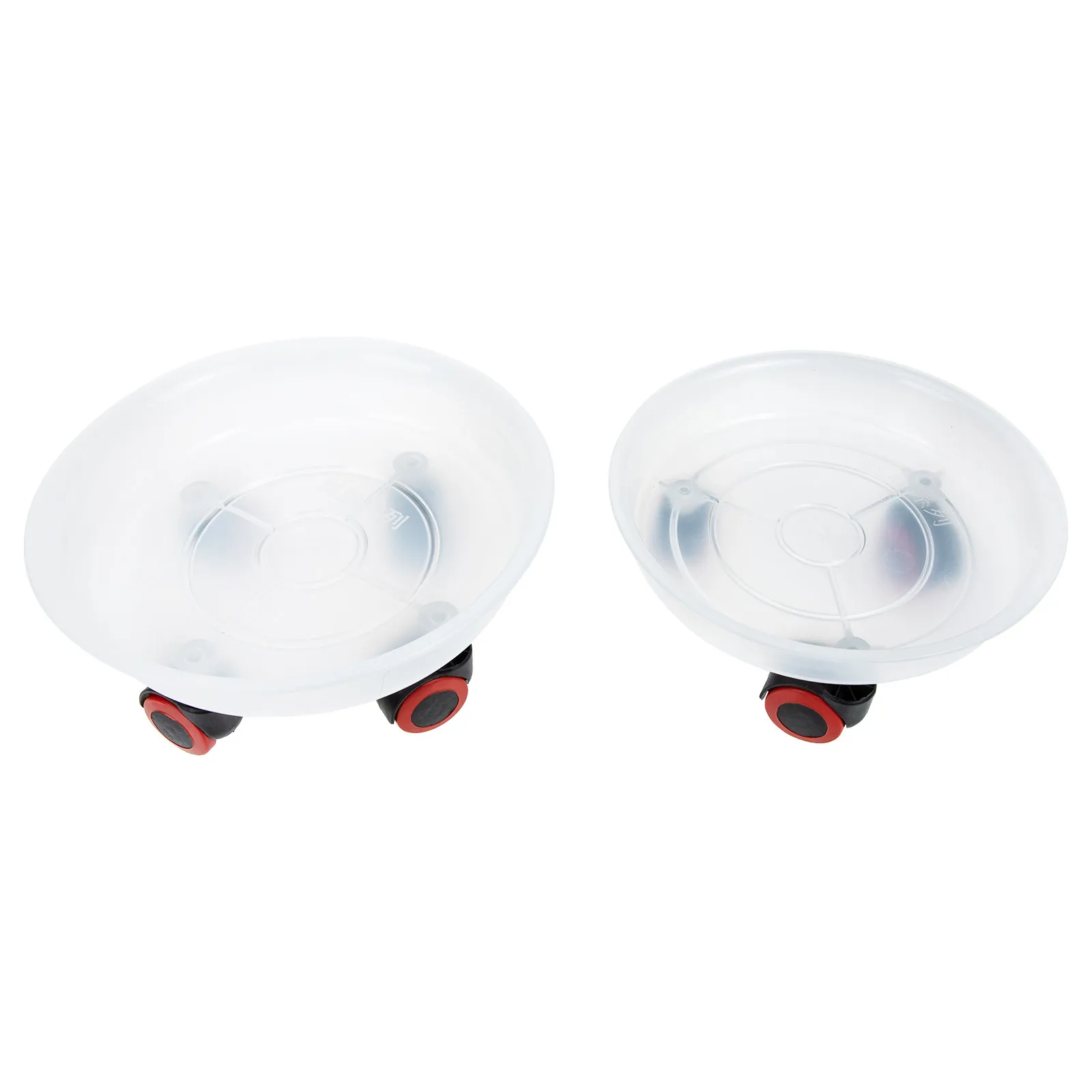 

Комплект из 2 передвижных подставок для цветочных горшков на колесиках, универсальная пластиковая подставка для цветочных горшков для бонсай, балкона, сада, демонстрации растений