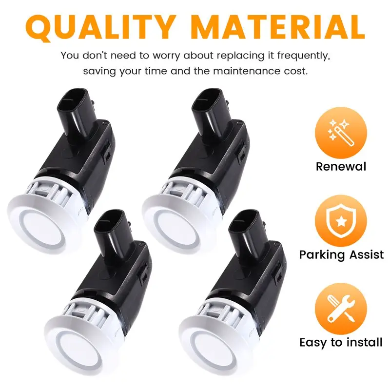 Car Parktronic Assist 4Pcs Ultrasonic Parking Sensors 96673466 For Captiva 96673467 96673471-A61E