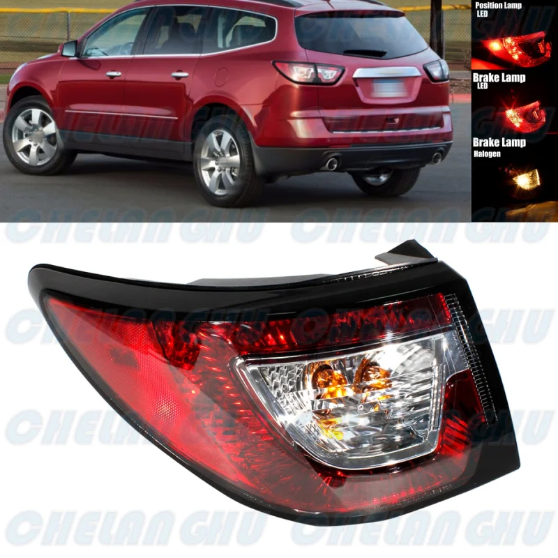 

Left Outer Side Rear Light Tail Lamp With Bulbs GM2804112 For Chevrolet Traverse 2013 2014 2015 2016 2017