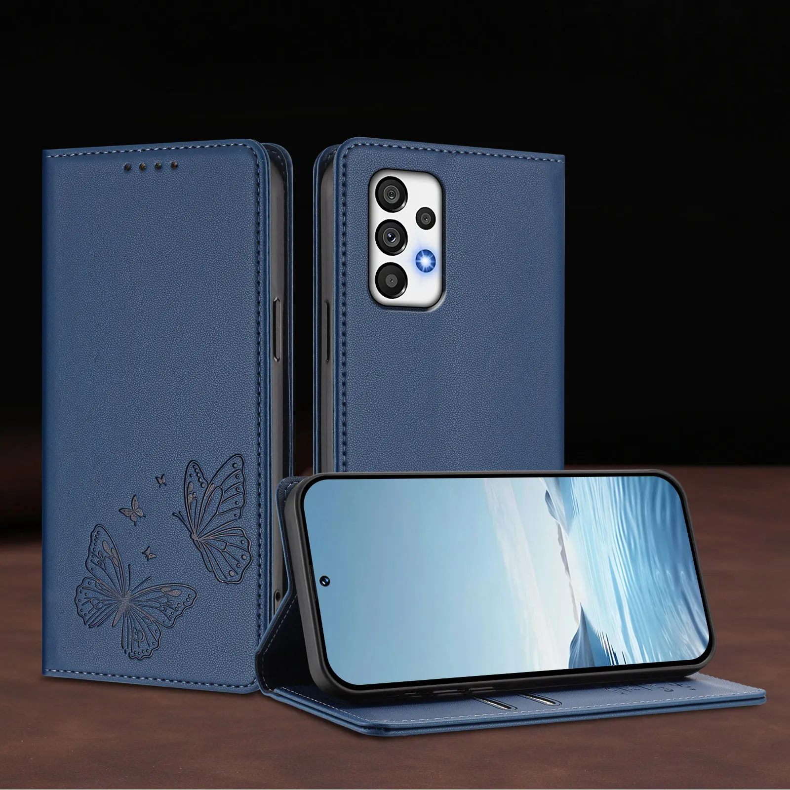 Flip Leather Wallet Case For Samsung Galaxy A72 A52s A52 A42 A32 A22 A02s A02 Card Holder Stand Anti-drop Phone Cover