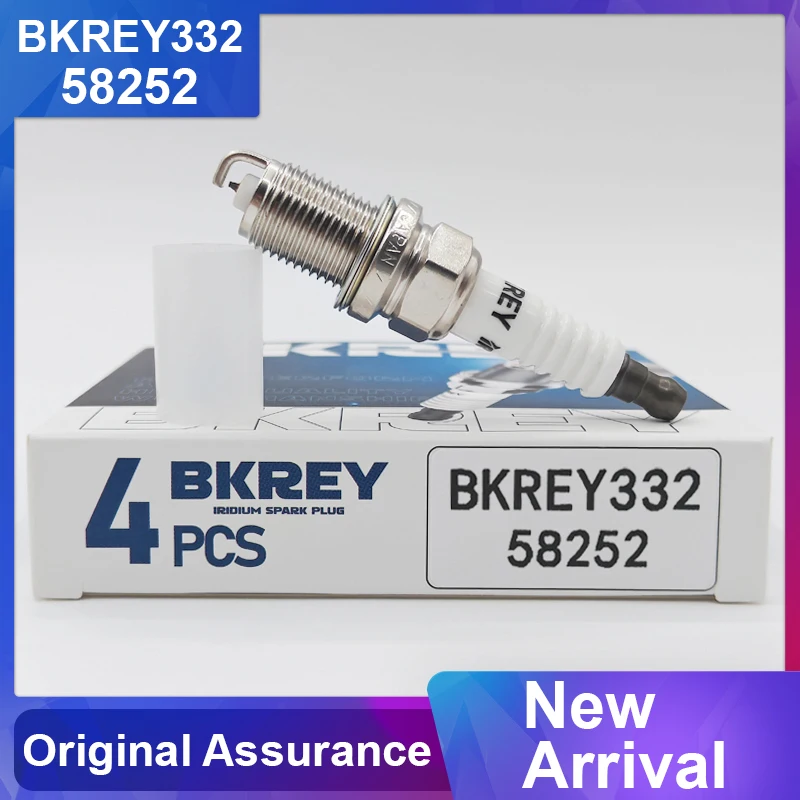 4/20pcs 12122158252 FR7KPP332 Iridium Spark Plug For BMW E46 E60 E65 E70 E88 E90 E92 X5 550i 650i 750i 750Li For BKREY332 58252