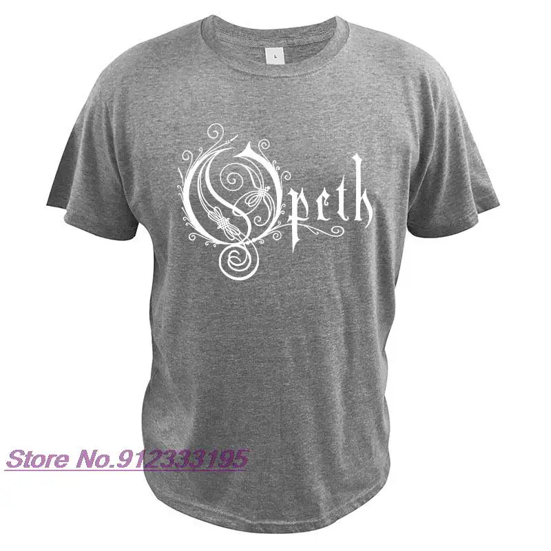 Opeth-T Shirt For Men Avant-Garde Metal Rock Band Death Metal Fans Streetwear Homme Summer Cotton Top EU Size