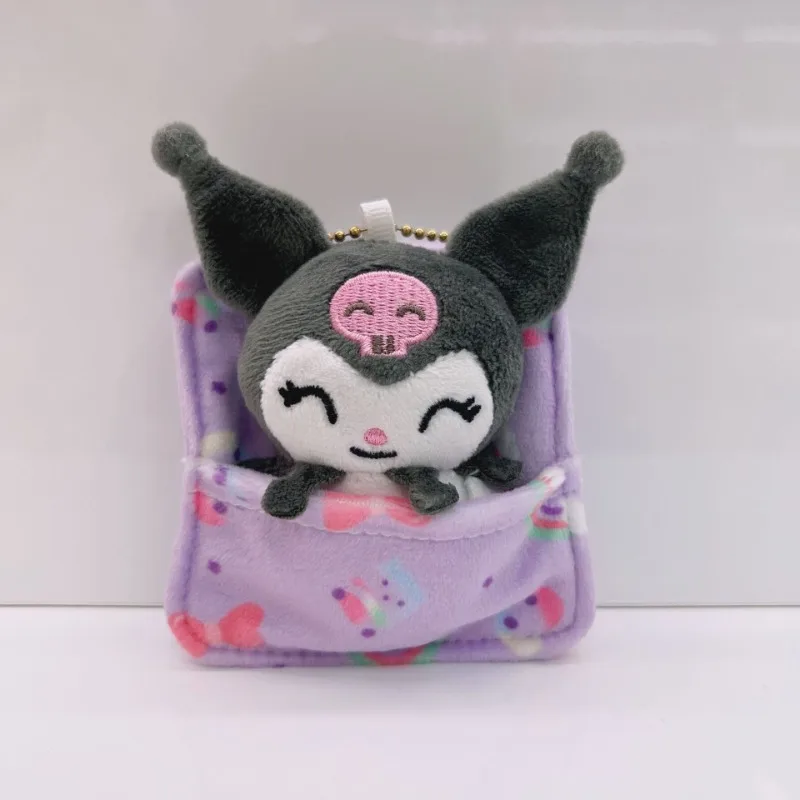 Hello Kitty Cartoon Anime Cute Kawaii Desktop Ornament Plush Backpack Keychain Desktop Decoration Student Girl Gift Wholesale