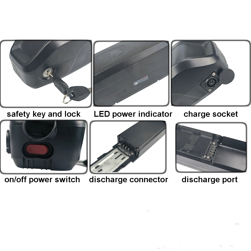 Electric Bike Li-ion Battery 36V 48V 7.8Ah 9Ah 10Ah 13Ah for Samebike SY26 Varun Altus Mankeel MK010 Kaisda K26M E-Bike