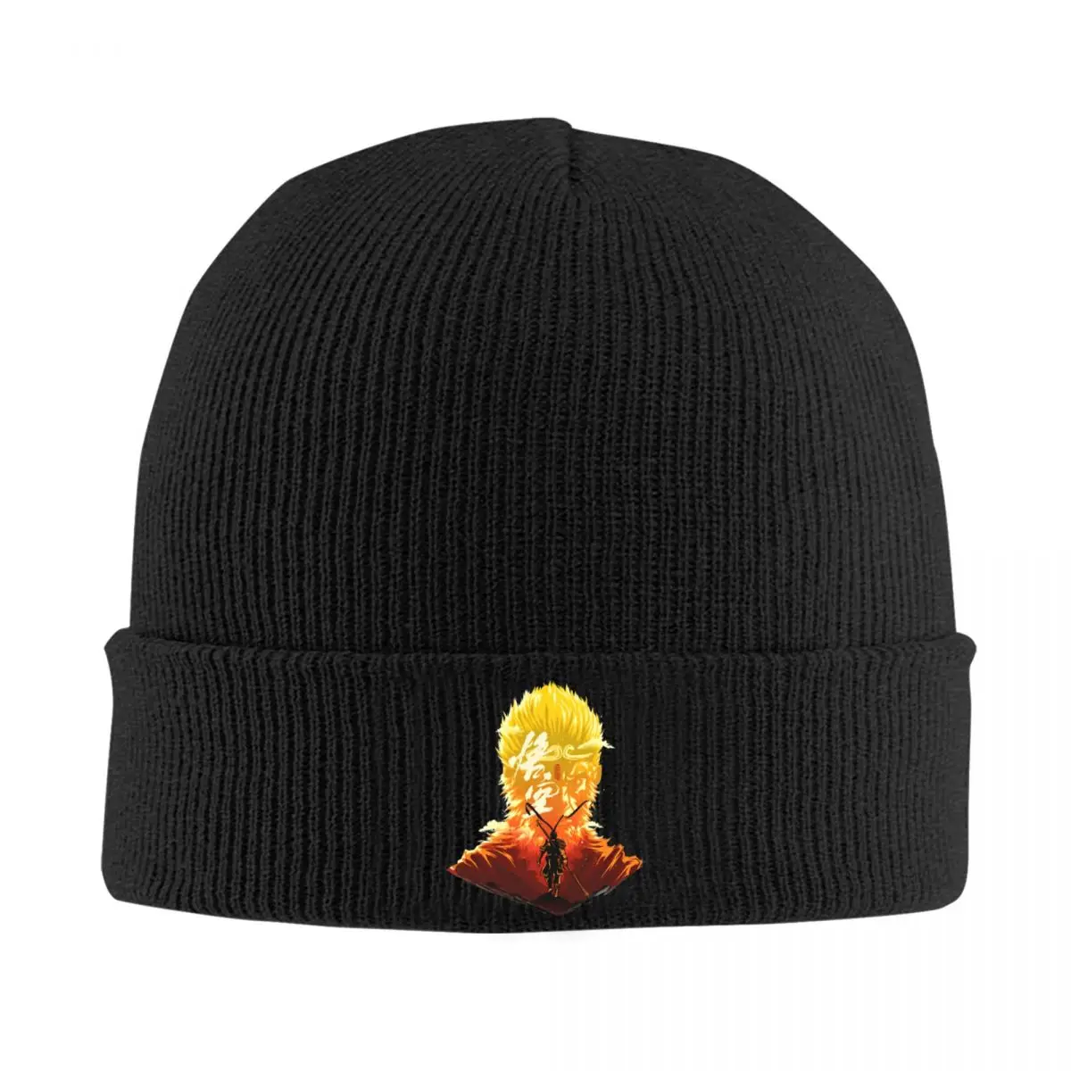 The Monkey KingBlack Myth Wukong Sun Wukong Beanie topi kupluk Kpop elastis pria wanita topi musim gugur hadiah