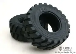 Lesu Diameter 45Mm Height Wheel Rubber Tyres 110Mm Part For Remote Control Toys 1/15 Hydraulic Loader Rc Car Th02037