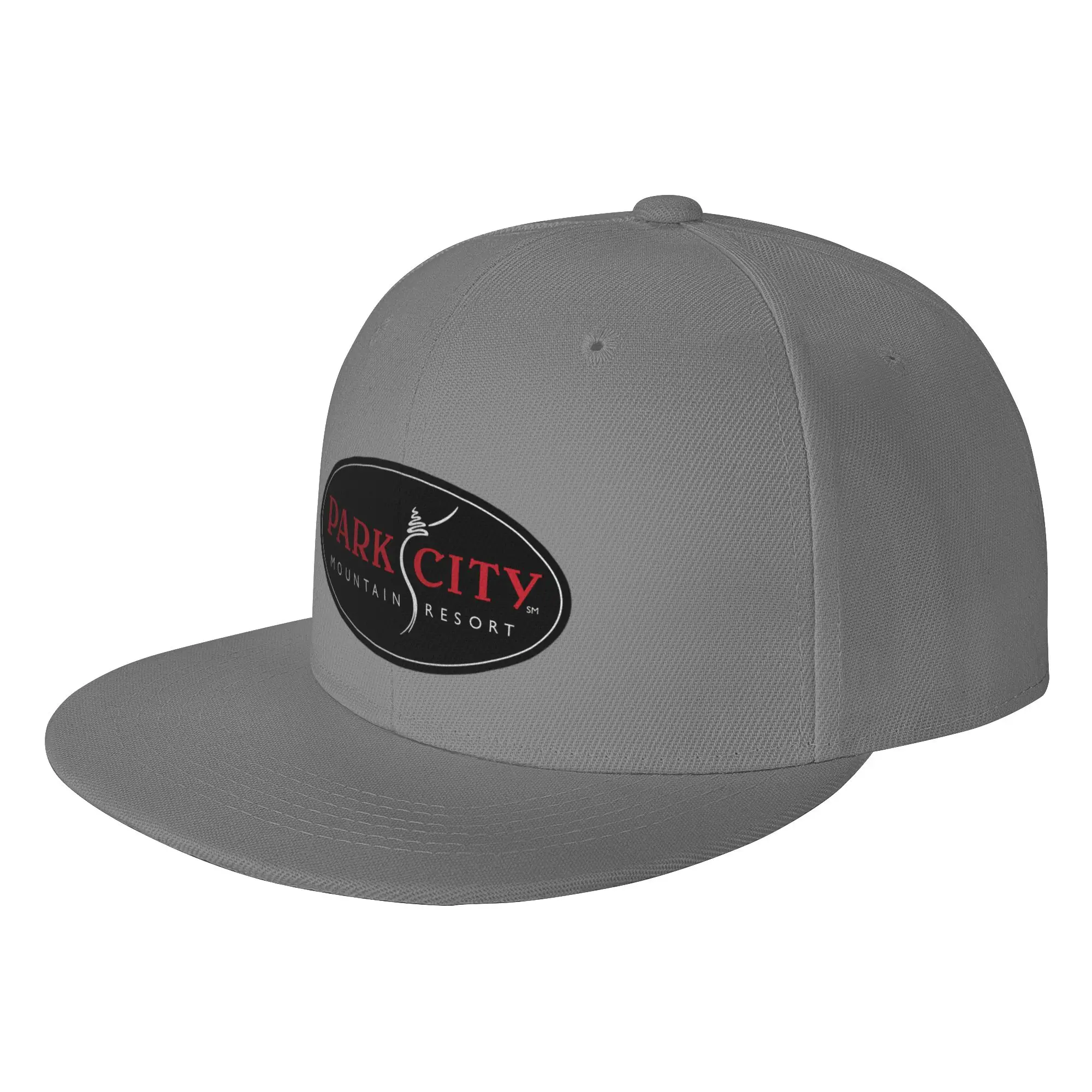 Fashion Park City Mountain Resort (Pre-2014) Flat Brim Sun Hat  Distressed Denim Hat Sun Cap