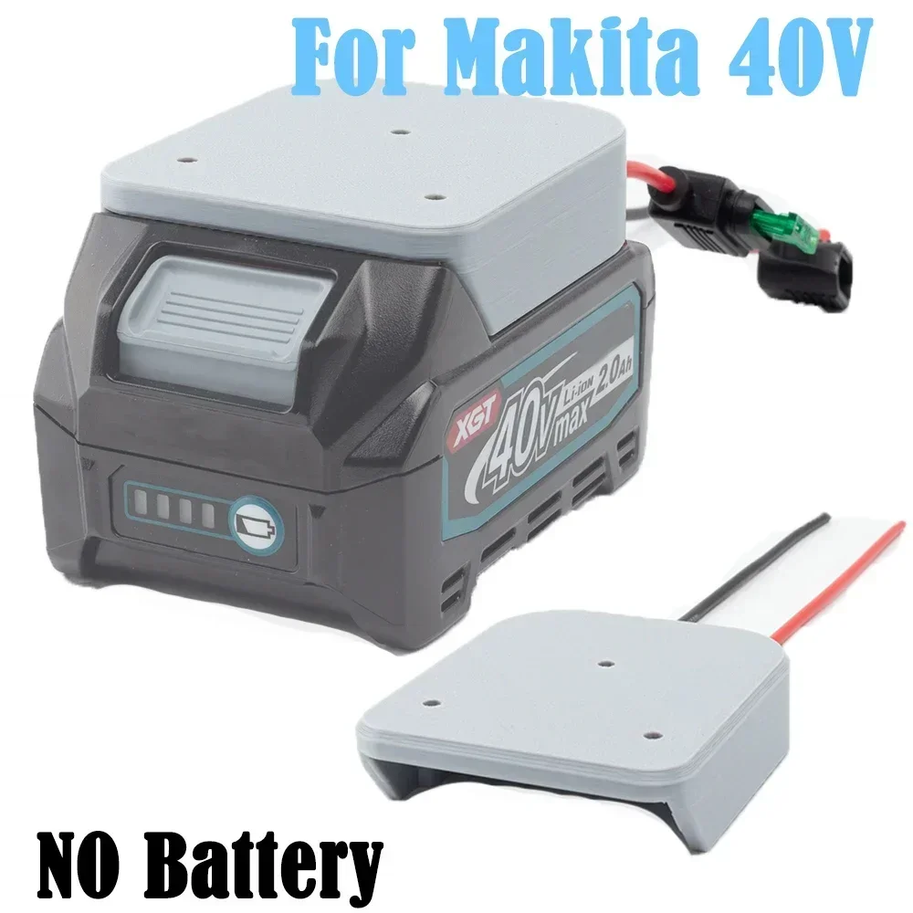 Adaptador de Bateria Power Wheel para Makita Bateria de Lítio Faça Você Mesmo 14 Fios Awg para Carro rc Interruptor Robótico e sem Fusível 40v