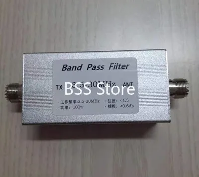 BPF-3.5-30 3.5-30MHz band pass filter LC short wave communication suppresses medium wave radio and reduces noise floor sensor