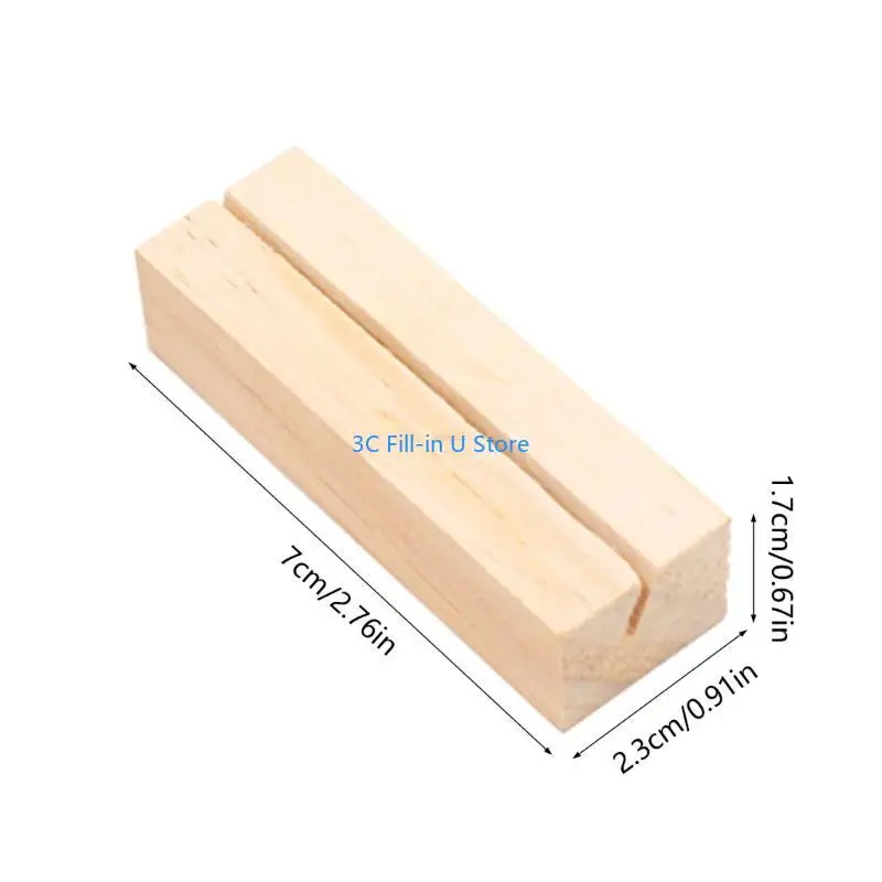 G8TA 20Pcs Name Card Holders Table Number Holders Memos Photo Holders