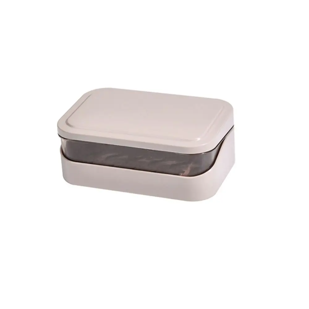 Creative Waterproof Sponge Plate Drain With Lid Dustproof Soap Case Soap Container Soap Dish Soap Box