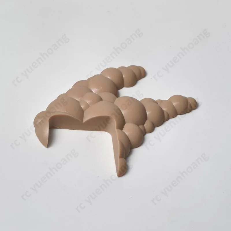 Modelo estático de humo a la deriva simulado, impresión 3D, escenarios de pista de carreras, adorno en miniatura, accesorio DIY para coche RC, 1 Uds.