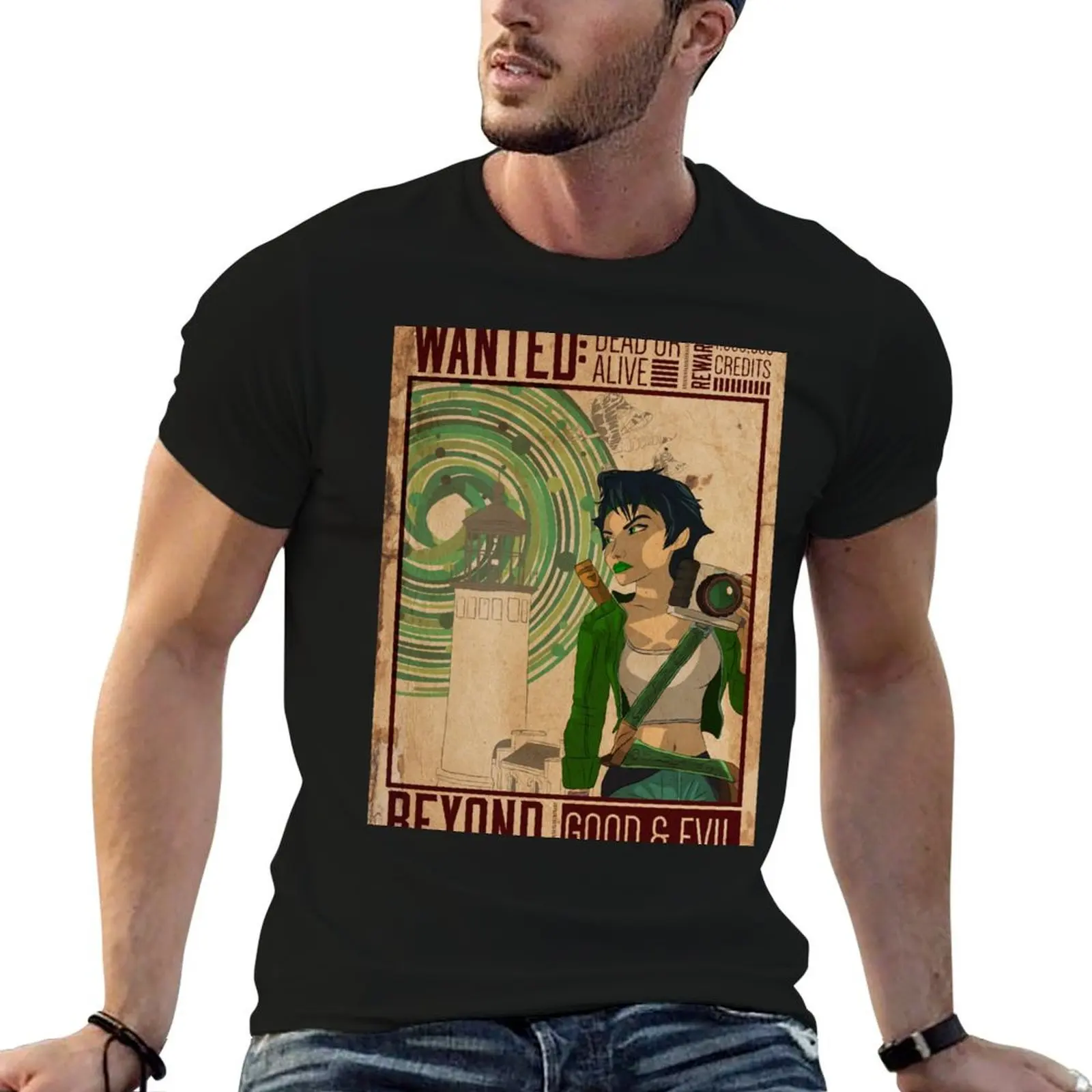 

BGE Retro Art T-Shirt anime t shirts for man funny t shirts cotton T-Shirt
